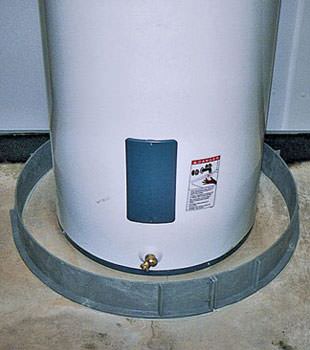 water heater protection flood basement leaking failing heaters finished against jackson